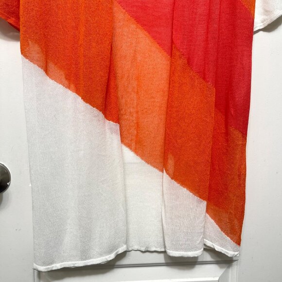 Chicos Womens Multicolor Open-Front Kimono Size Chicos 1 / US 8 (Medium) - Picture 5 of 10